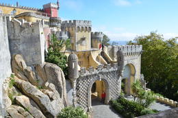 Photo of Pena Palace, town of Estoril in Sintra Pena Palace, town of Estoril in Sintra - November 2011