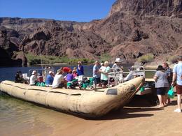 Photo of Lunch break. Stopped for lunch break. Some went swimming. our river guide was awesome, and we saw some long horn sheep. , Rita A - September 2016