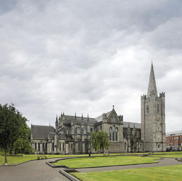 Photo of St Patricks Cathedral, Dublin The National Cathedral and Collegiate Church of Saint Patrick's Cathedral in Dublin, Ireland - June 2011