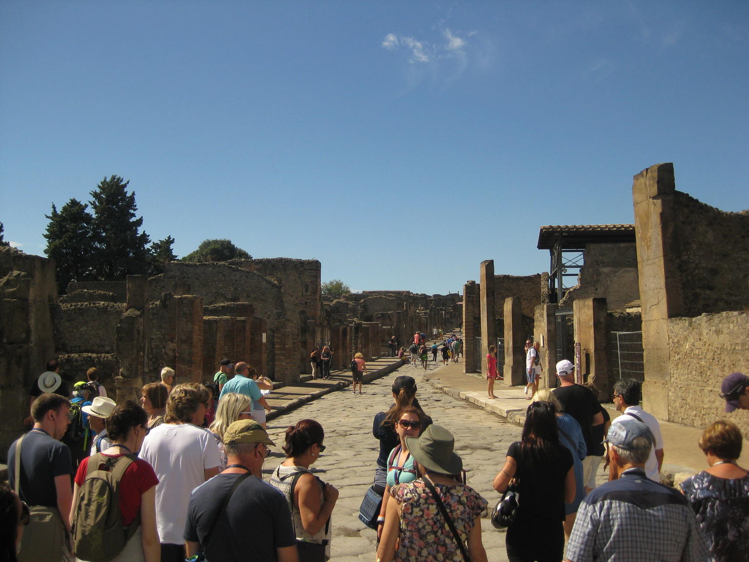 The streets of Pompeii
