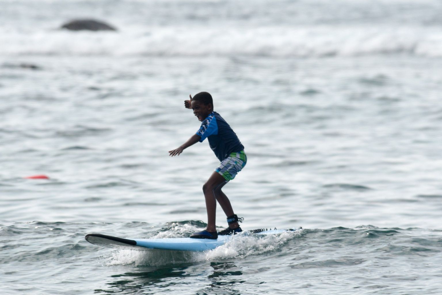 On the board