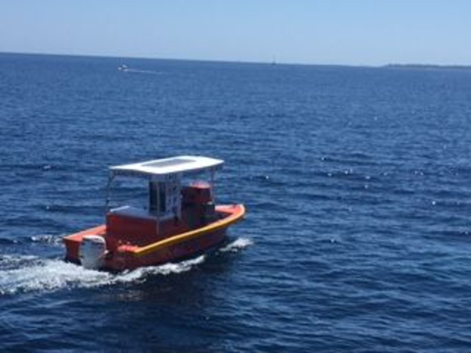 Snack bar boat