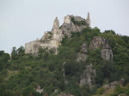Photo of IMG_0288 Durnstein Castle towers over the village. You can walk up to the caste and have a view of the Wachau Valley. , Robin M - August 2012