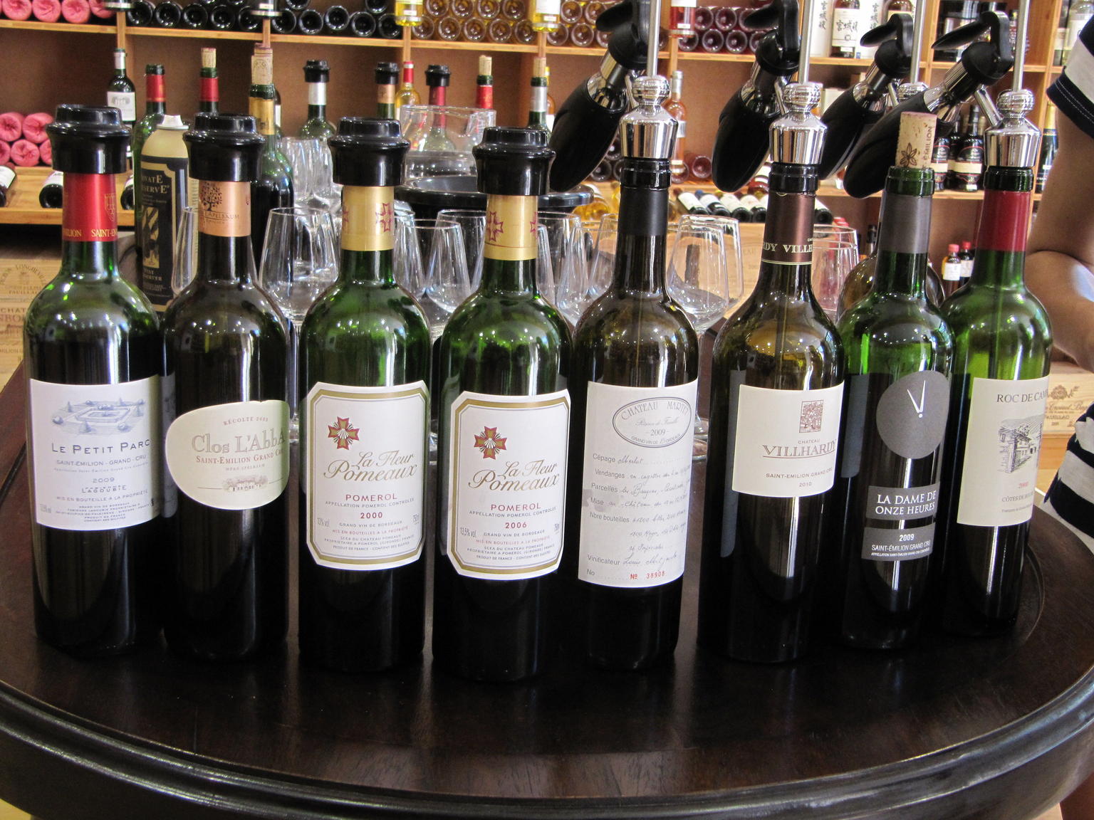 Wines from our wine tasting