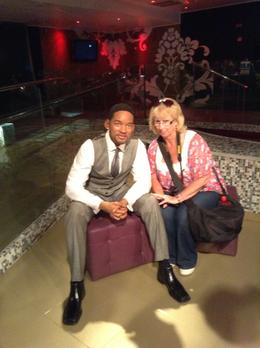 Photo of I rubbed shoulders with Will Smith! Just one of the shots I was able to get with some of the Rich and Famous , Sandy B - July 2013