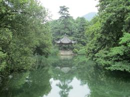 Photo of Pavilion on the edge of the lake. One of the many lovely decorative pavilions around the edge of the lake. , Marion S - June 2013