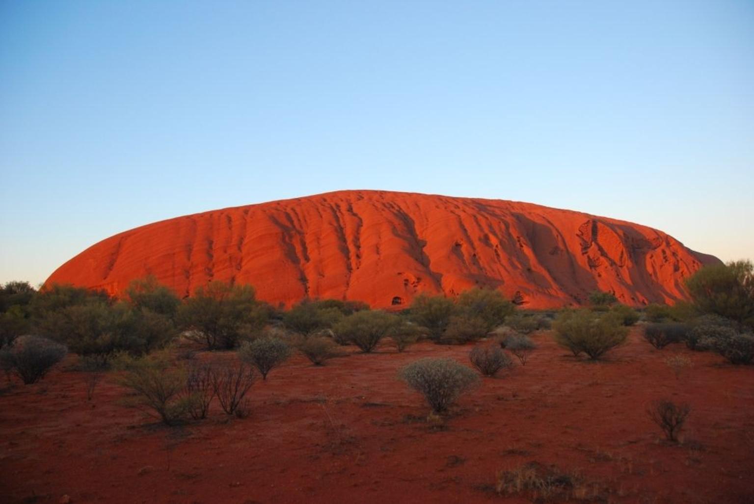 Uluru at sunrise