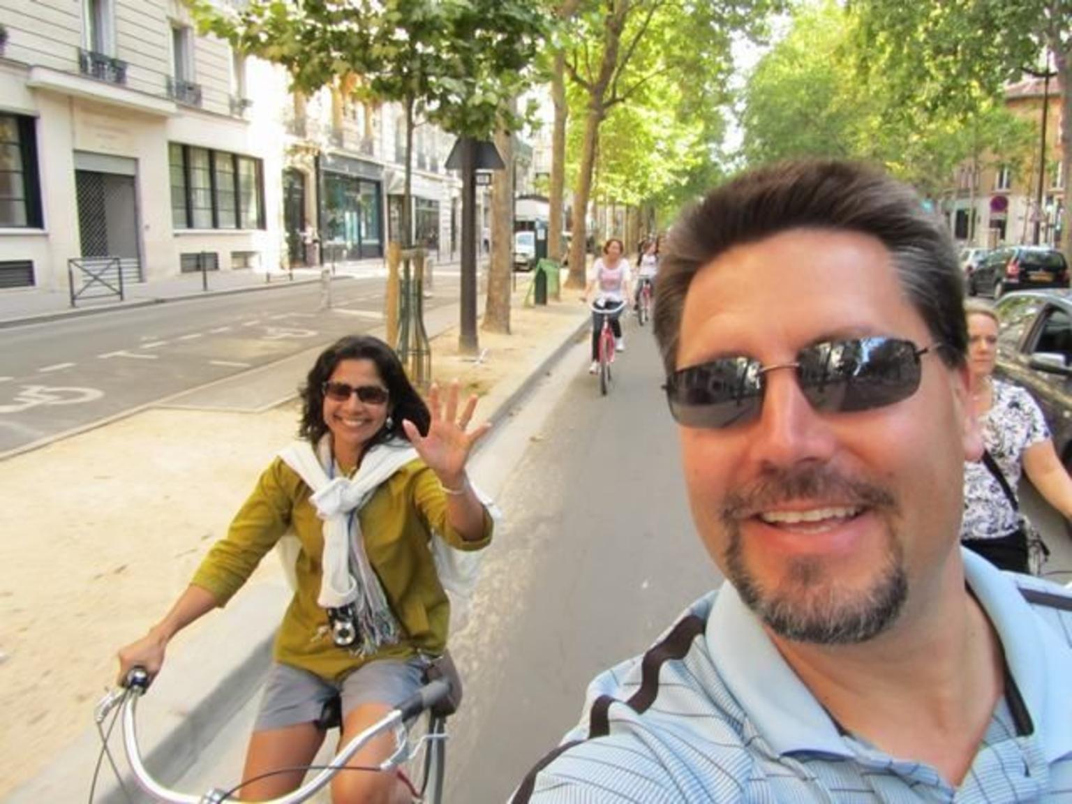 Bike tour in Paris