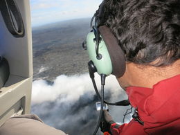 Photo of Getting closed to the action We flew close to the steam vents of the Pu'u O'o Crater, and our pilot made sure both sides of the helicopter had their chance for a close look, Patricia P - December 2014