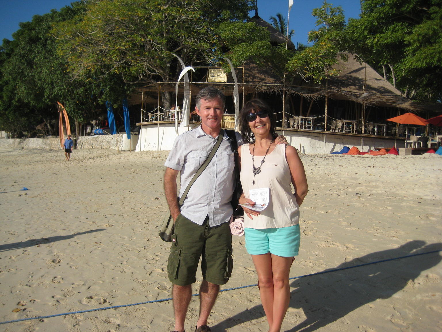 D  and  V on Lembongan Island May 2014