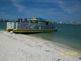 Photo of Shelling boat, Clearwater Beach Clearwater Beach: This is where we went on the shell hunt..and found treasure too!, Brenda H - April 2009