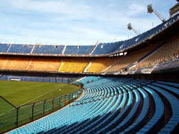 Photo of La Bombonera soccer stadium La Bombonera: Stadium of Boca Juniors football team in Buenos Aires - May 2011