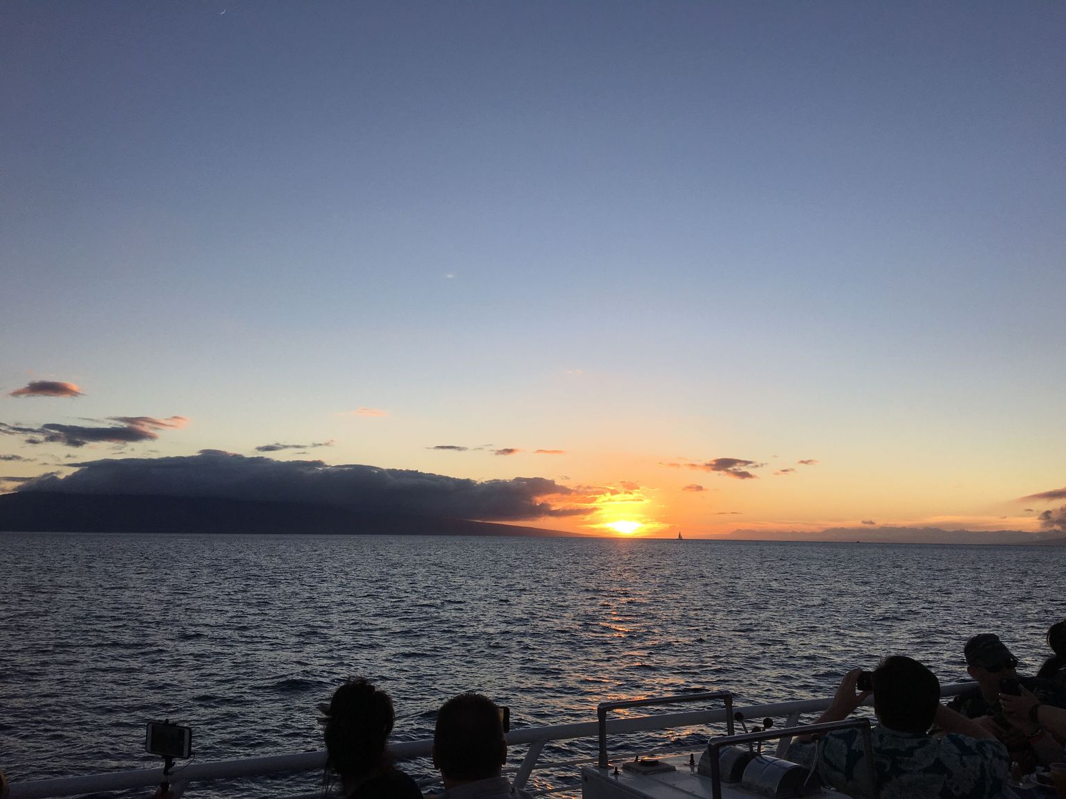 Sunset on the cruise