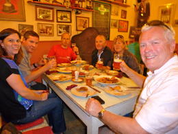 Photo of Beer and Tapas Our guide at the far end of the table was a lot of fun to spend the evening with. Only 6 people on this tour made it very personable. , calier - August 2014