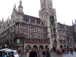 Photo of Town Hall Munich This is in the square at Marienplatz. Such a pretty place to be and more shopping than anyone can cover. - August 2010