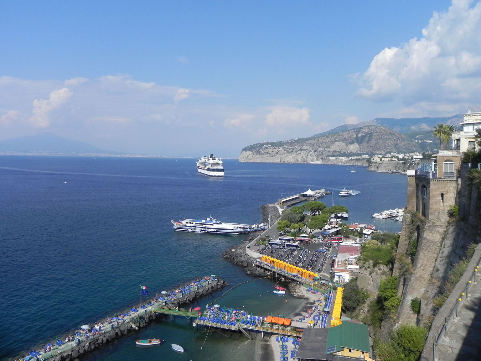View from Cliffs of Sorrento