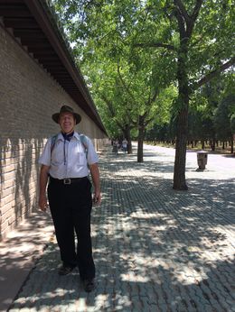 Photo of A walk area at the Temple of Heaven My guide, Cris, took a picture of me walking along at the Temple of Heaven , John J H - June 2015