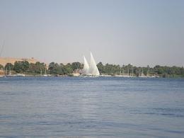 Photo of Aswan Felucca Felucca ride on the Nile in Aswan, on the way to the Botanic Gardens - June 2008