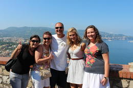 Photo of Amalfi Coast from Naples Amalfi Coast: What an amazing day! Renee, Derrick, Ashley and Cari in Italy with our wonderful tour guide, Maria. - November 2011
