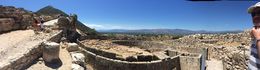 Photo of Mycenea, near entrance Near the entrance to the site of ancient Mycenea, overlooking the mountains and sea in the distance. , Maria I - June 2016
