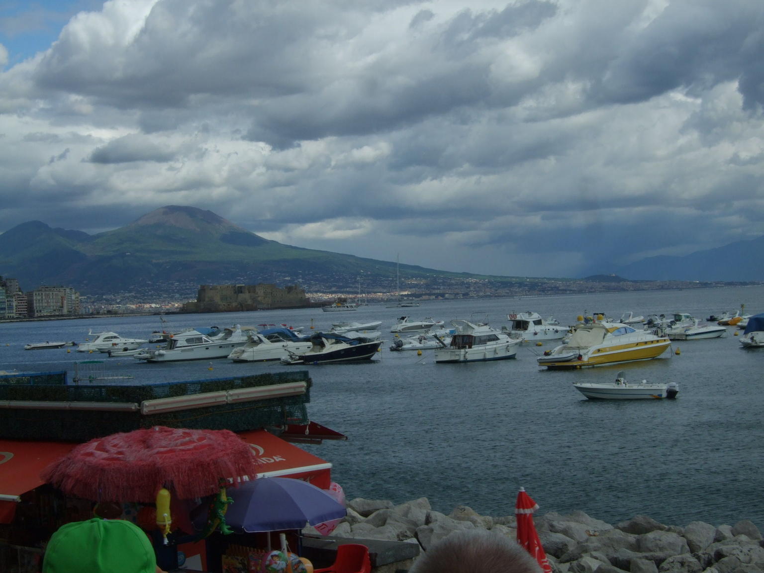 View across the Bay of Naples.