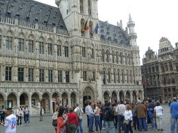 Photo of Grand Place This is the Grand Place in the heart of Brussels, the focal point of the city's tourism. There is such fine detail in the architecture of the buildings here it takes your breath away! , ANDY O - August 2011