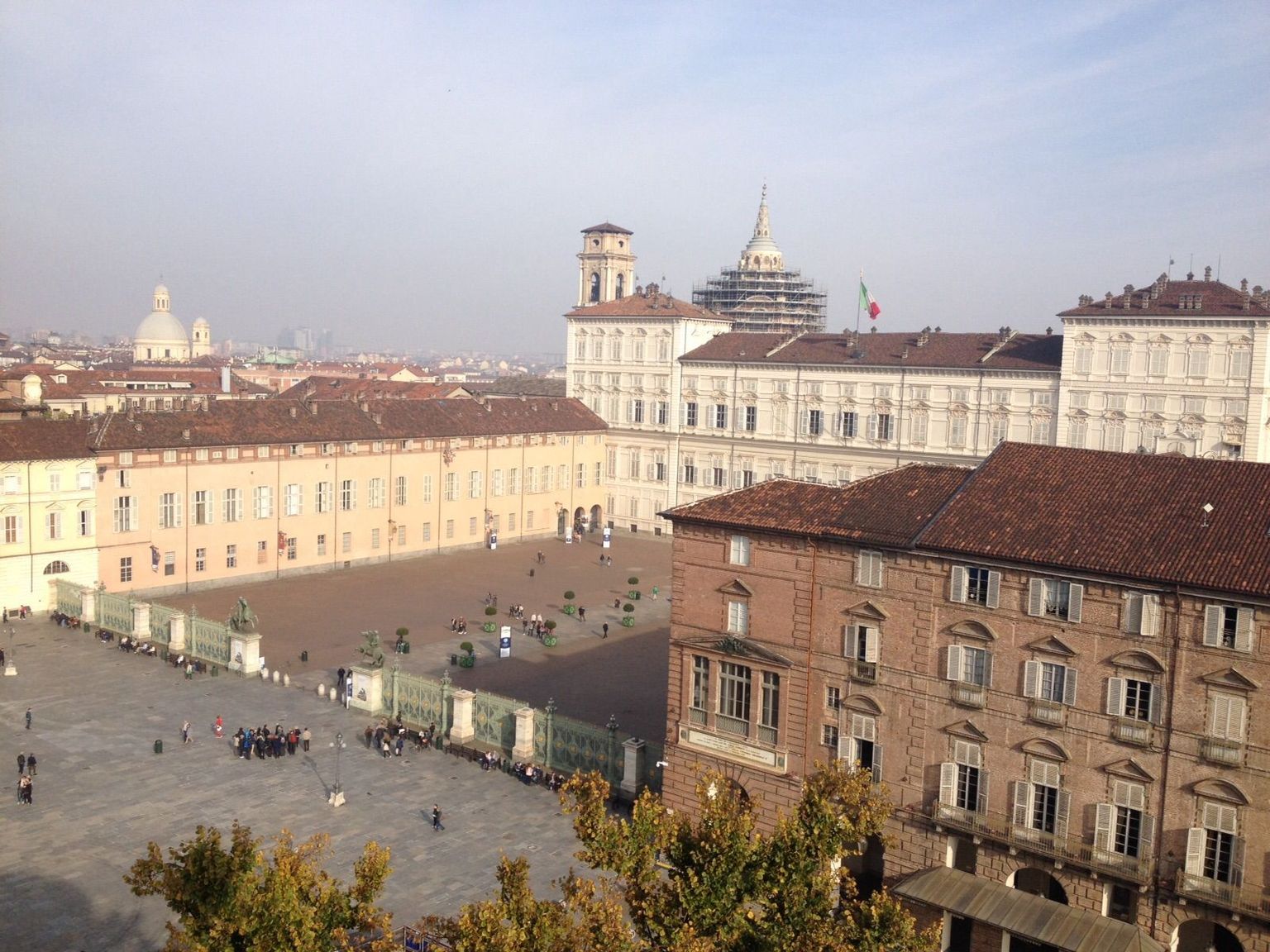 Sicht vom Turm des Palazzo Madama