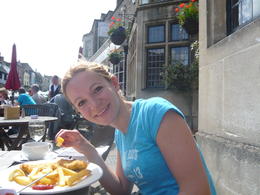 Photo of Fish & Chips in Burford We stopped for lunch in Burford, a charming village in the Cotswolds - May 2013
