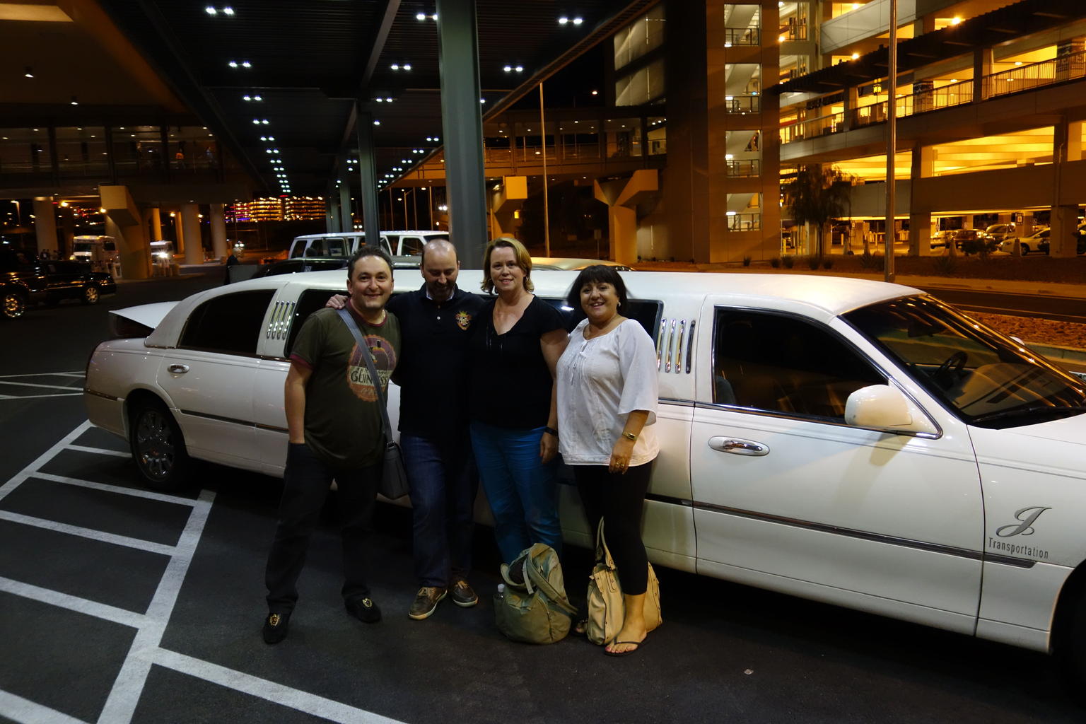 Limo Arrival in Las Vegas