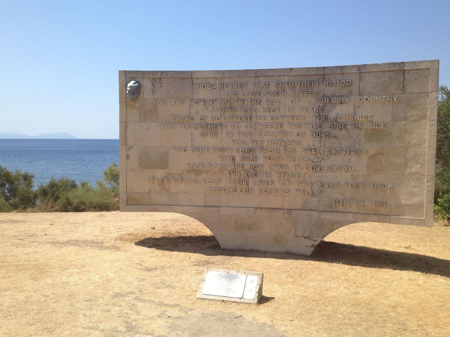 One of the coastal monuments