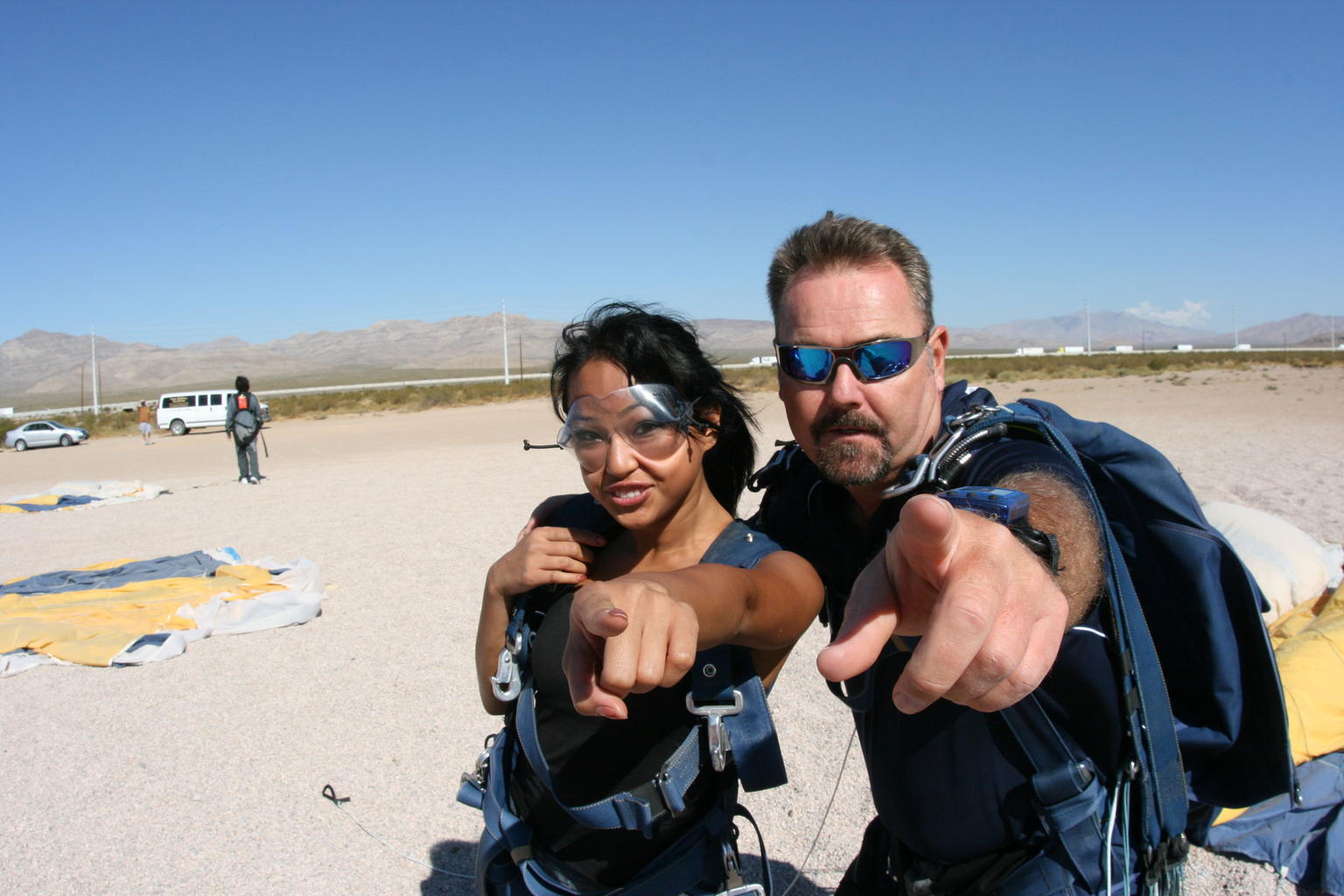 Adrenaline rush: tandem skydiving