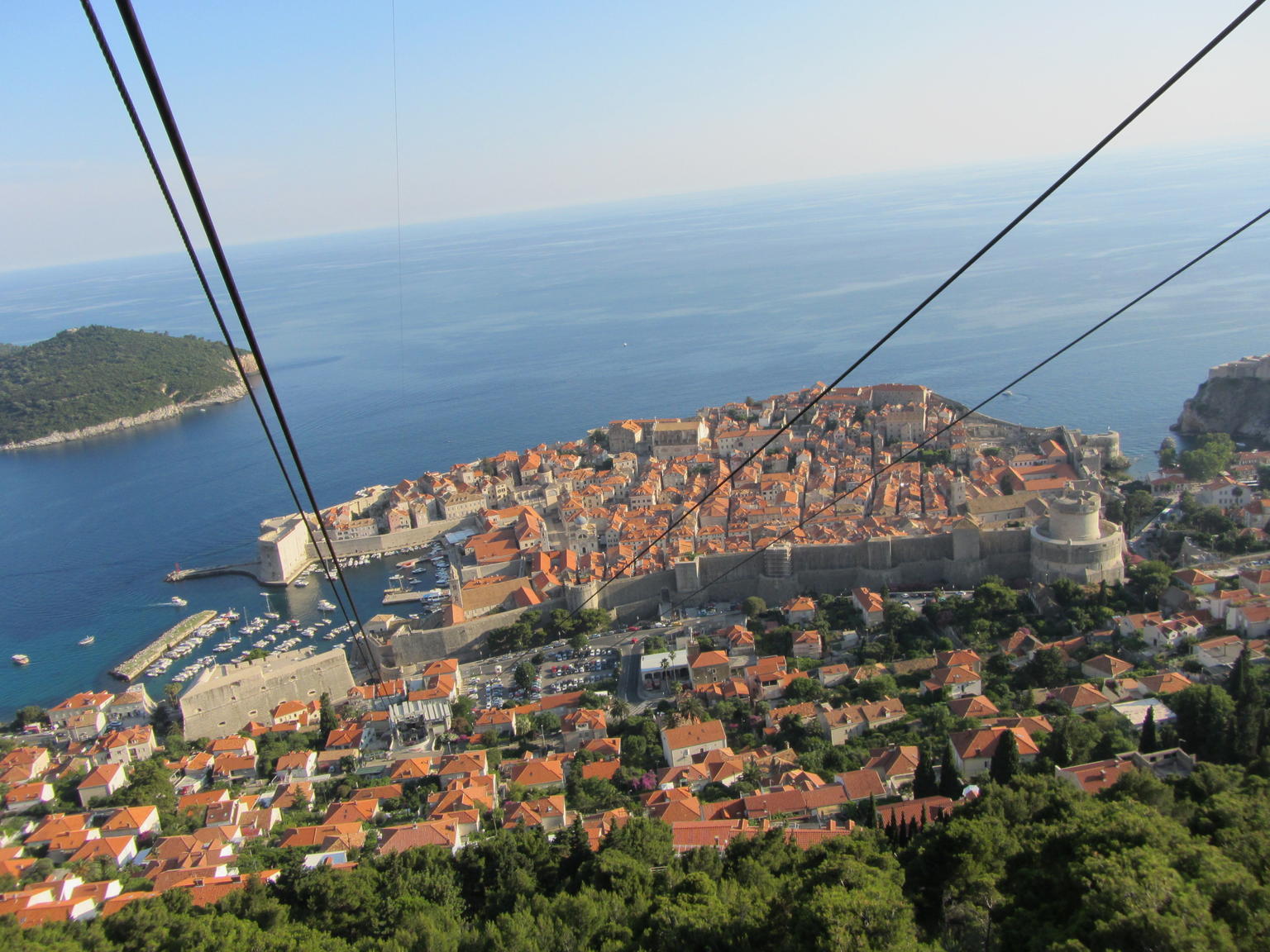 Dubrovnik from the tram top...