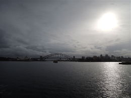 Photo of Harbour Bridge from a distance It is sunny yet it is still cold to be on the open upper deck of the cruise boat. A beautiful scene, , Ingenuity72 - July 2016