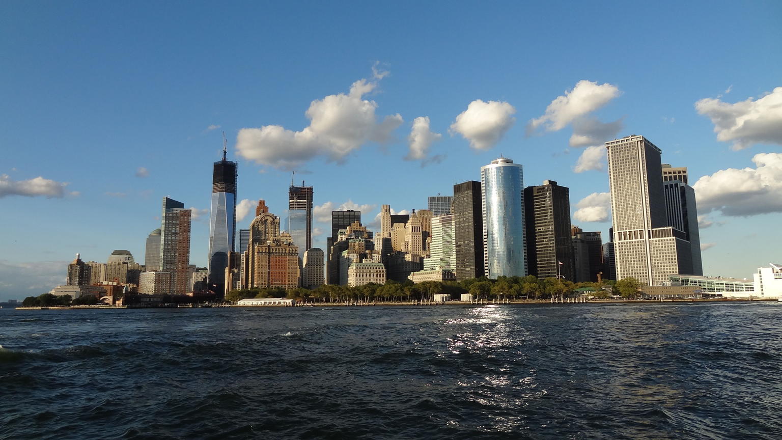 Manhattan skyline from the Shearwater