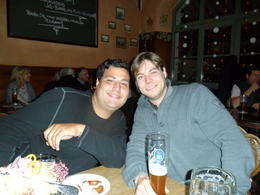 Photo of Munich Dec 2010 Mickey enjoying the Bavarian Beer and Food Evening Tour with our guide, Iain , Jeffrey R - December 2010