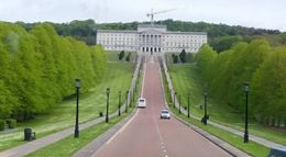 Photo of Parliament Buildings Drive Sitting in bus heading to the Parliament Buildings stop - listening to information about the buildings, grounds and what time they'll be back to pick us up. , Kerrin G - June 2015
