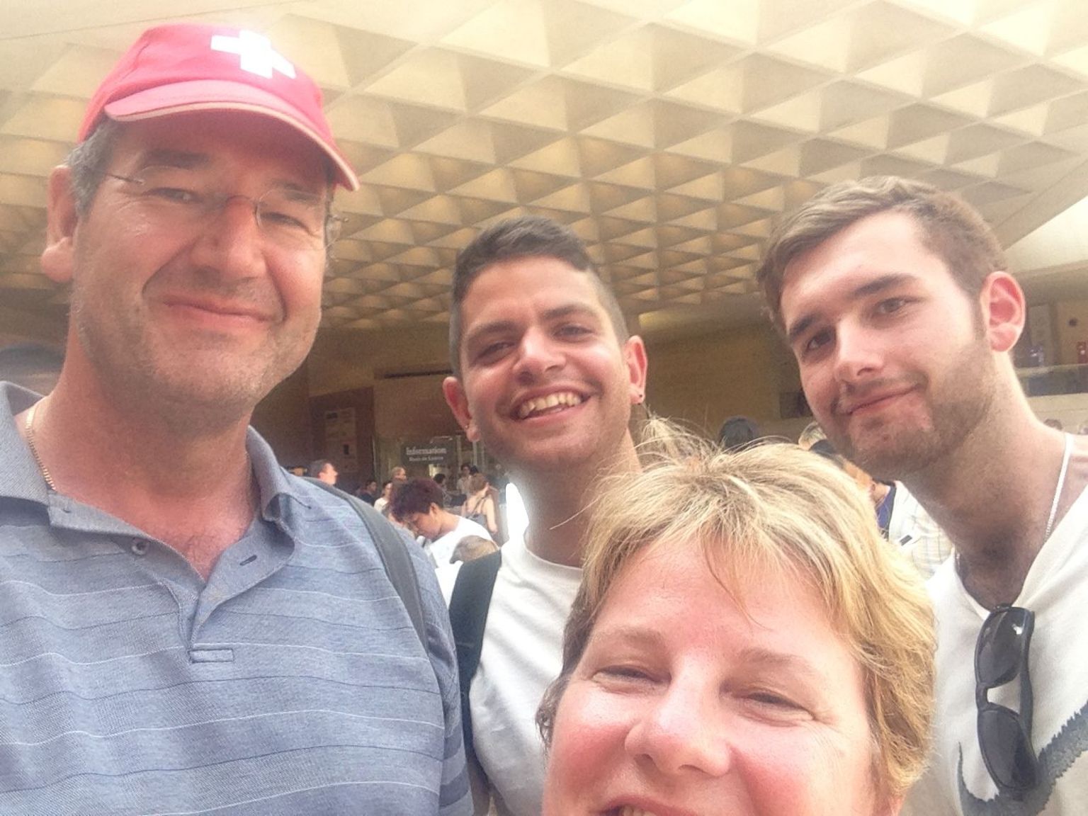 After the Lourve Tour with Marvin