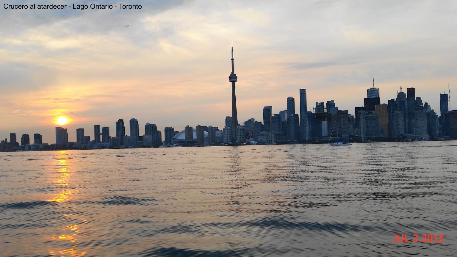 Beautiful skyline at dusk