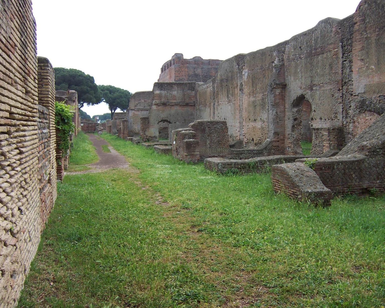 Main Street in Ostia
