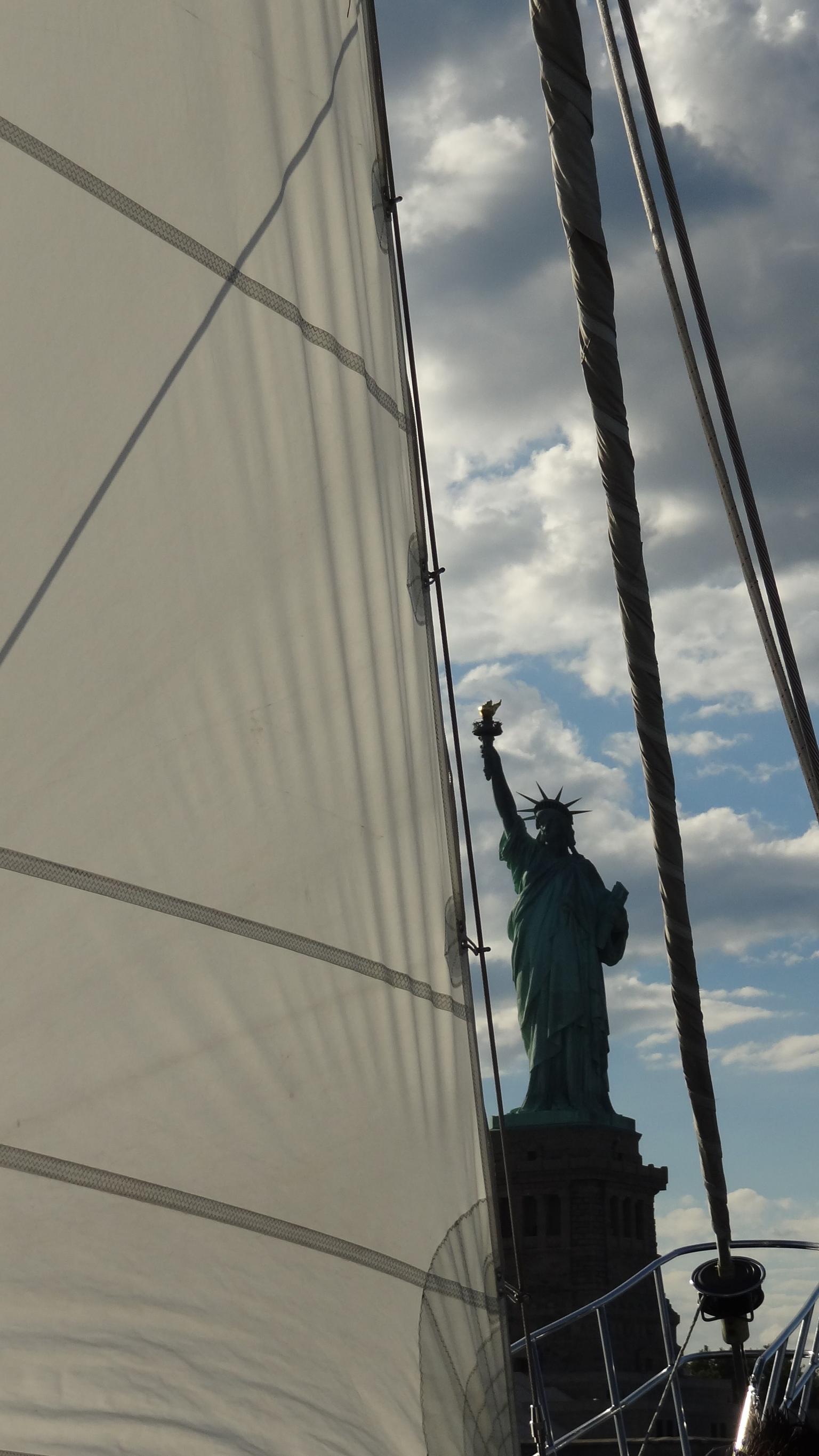 Statue of Liberty from boat