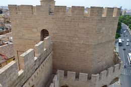 Photo of Torres de Serranos. This is the view from the top of the torre de Serranos looking over at the other tower. , David Lally - May 2015