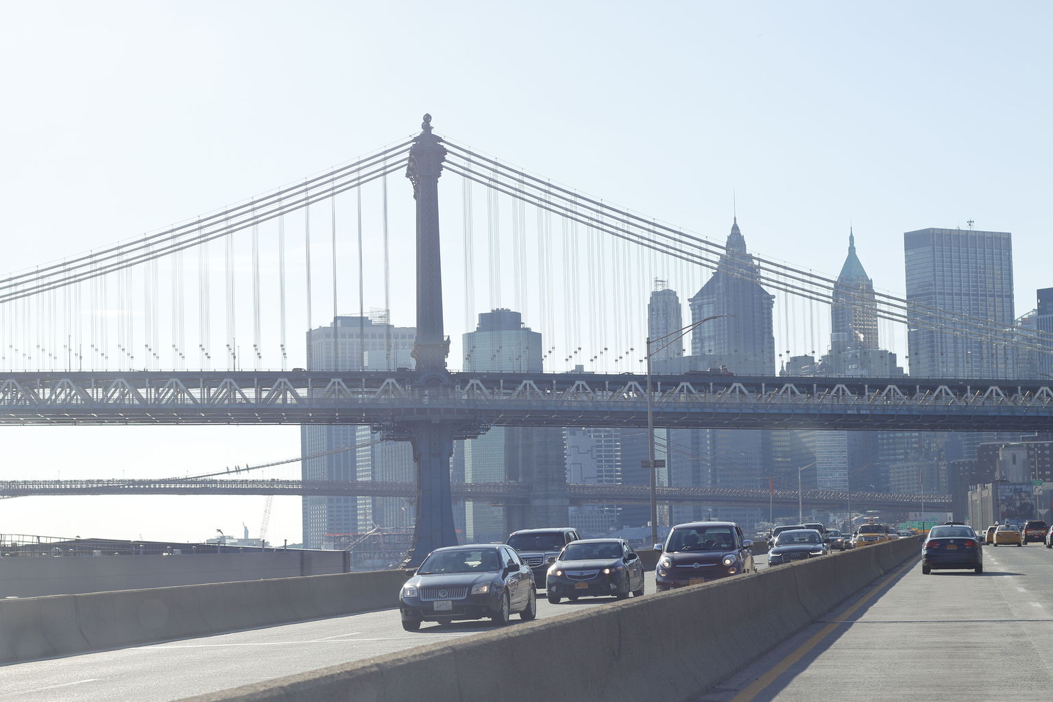 Brooklyn and Manhattan Bridges