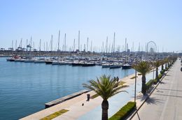Photo of Valencia port. The port of Valencia is a couple of miles distance from the city centre and about a 20 minute bus ride. , David Lally - May 2015