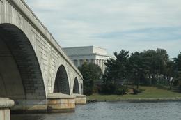Photo of Arlington Memorial Bridge This spectacular view of the Lincoln Memorial, just as the Odyssey is about to go under the Arlington Memorial Bridge, is one of the many fabulous locations you can photograph from your Viator cruise ... , Sergio M - November 2009