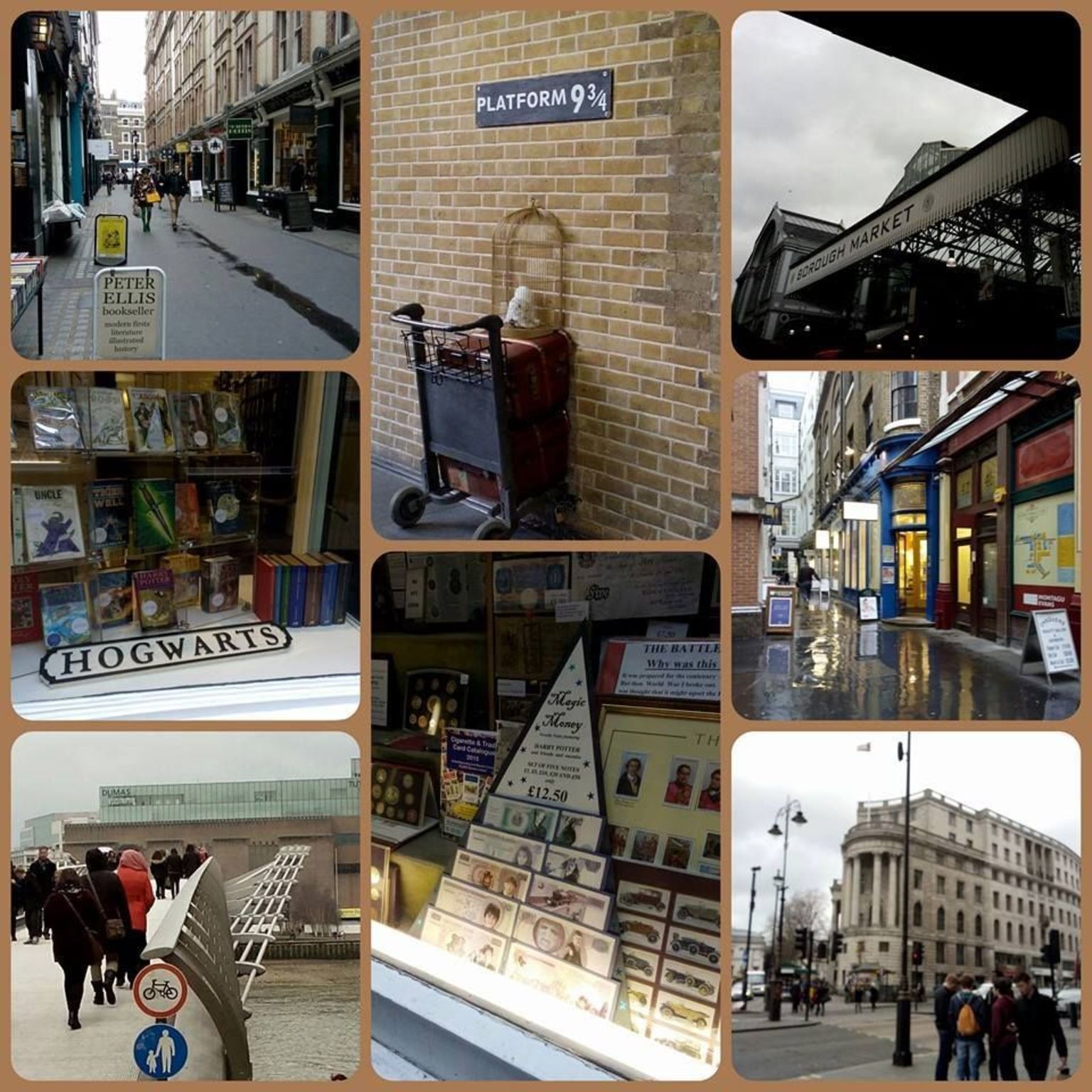 London Harry Potter Walking  - February 2015