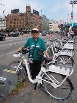 Photo of My friend Aileen selecting her smart bike for tour This is my friend Aileen selecting her bike for the tour. , norske2004 - July 2015