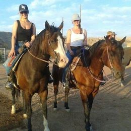 Photo of Sunset Horse Ride - Las Vegas strip pick up Sunset riding 2 of the very well behaved horses , Gemma G - June 2016
