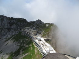Photo of From the top of Mt. Pilatus So neat - you can see the cloud bank on one side and the sun on the other side. The air is so clean! , Susan B - July 2015