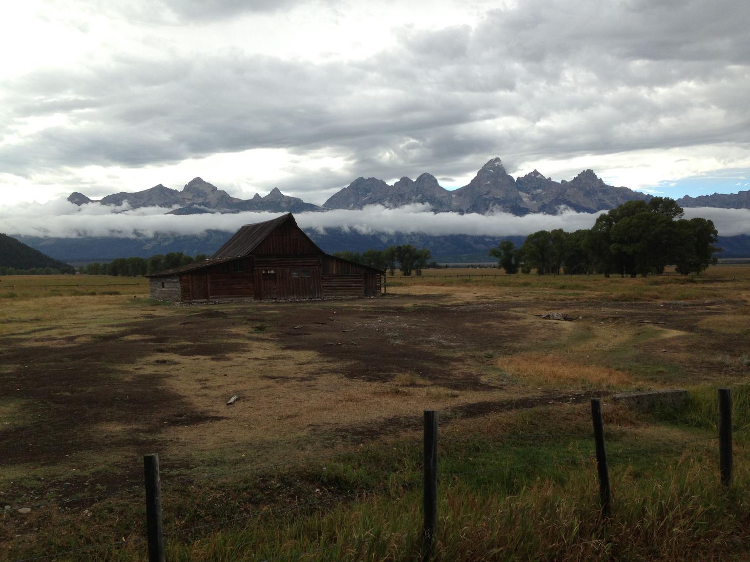Mormon Row Barn from the Meadows