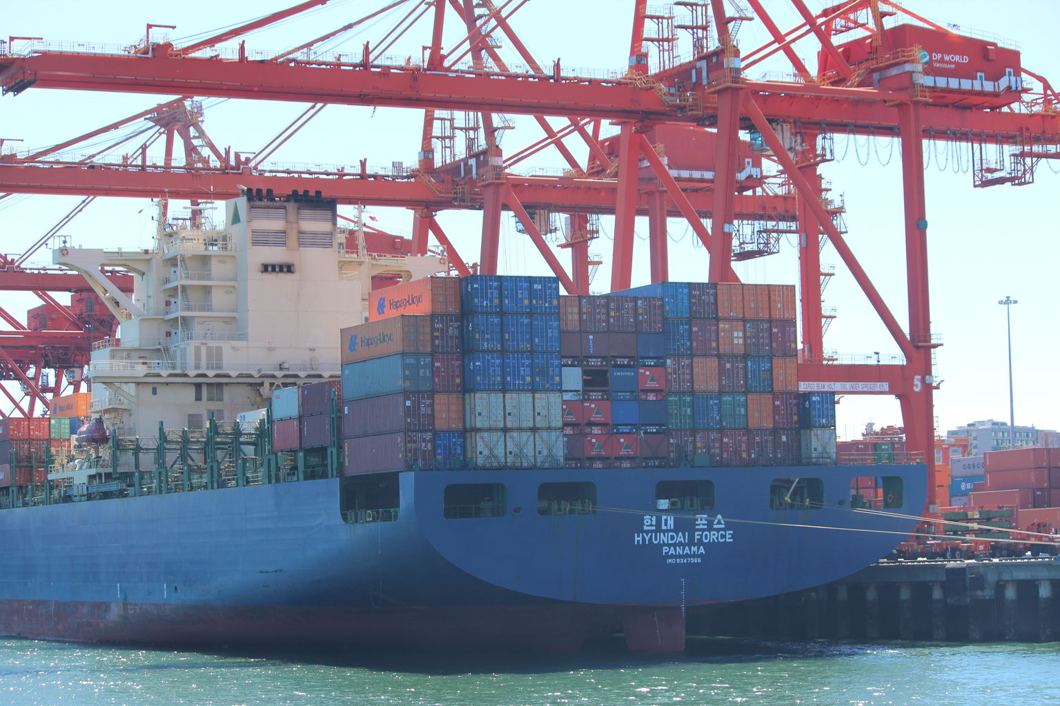 Vancouver is the major West Coast Port for Canada